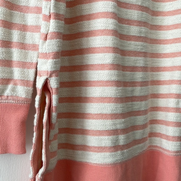 Old Navy Loose Striped Cali-Fleece Terry Sweatshirt Tunic - Picture 5 of 5